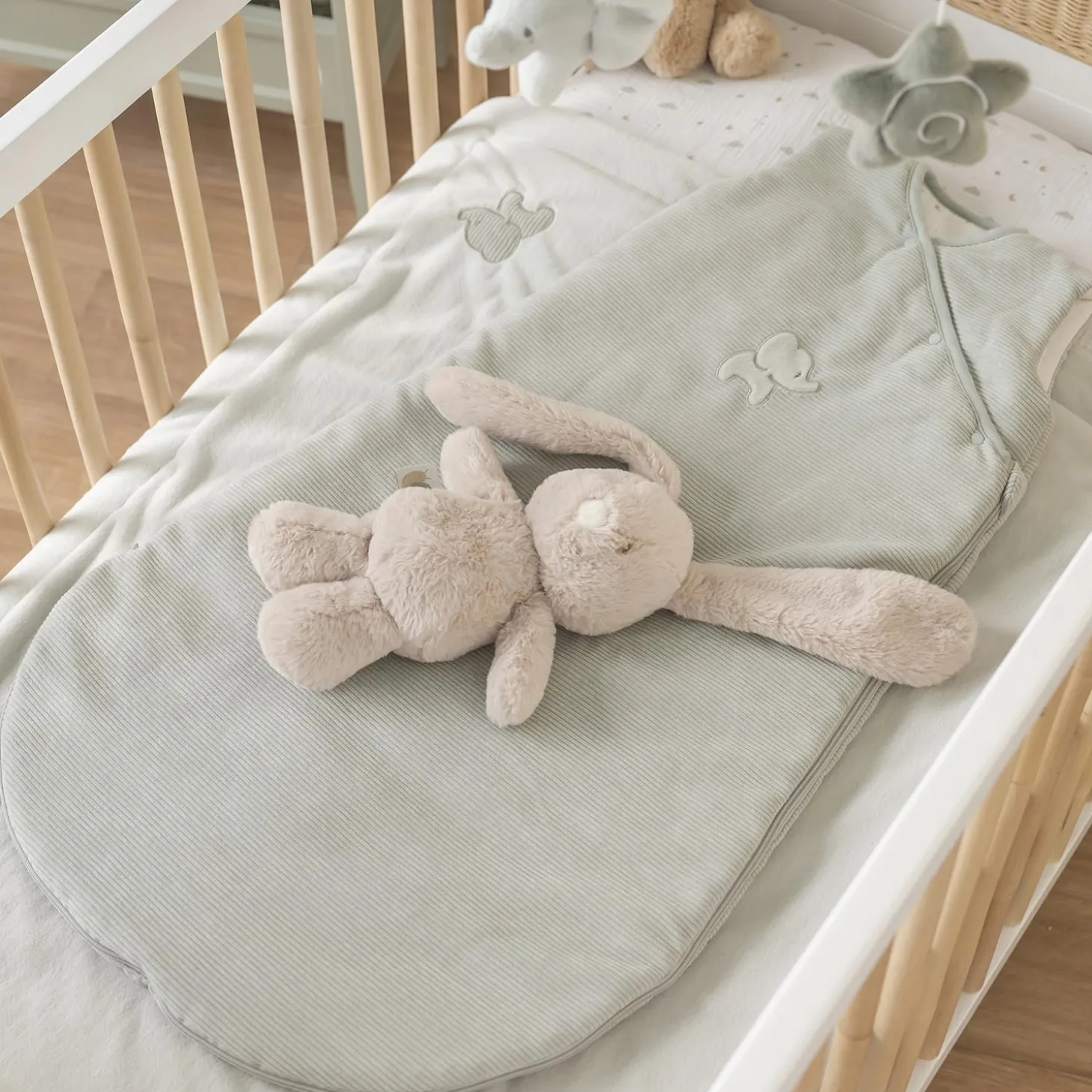 Nattou Gigoteuse Velours Tog 2.5 Loulou Vert tilleul 90 cm / 6-24 mois