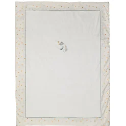 Nattou Grande couverture Felix et Leo Blanc 100x135 cm
