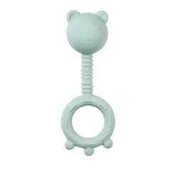 Nattou                    Hochet silicone ours    Vert