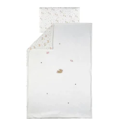 Nattou                    Housse de Couette avec Taie Velours Fanfan    Blanc            100x140 cm
