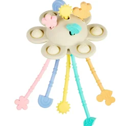 Nattou Jouet soucoupe Montessori Silicone multicolore