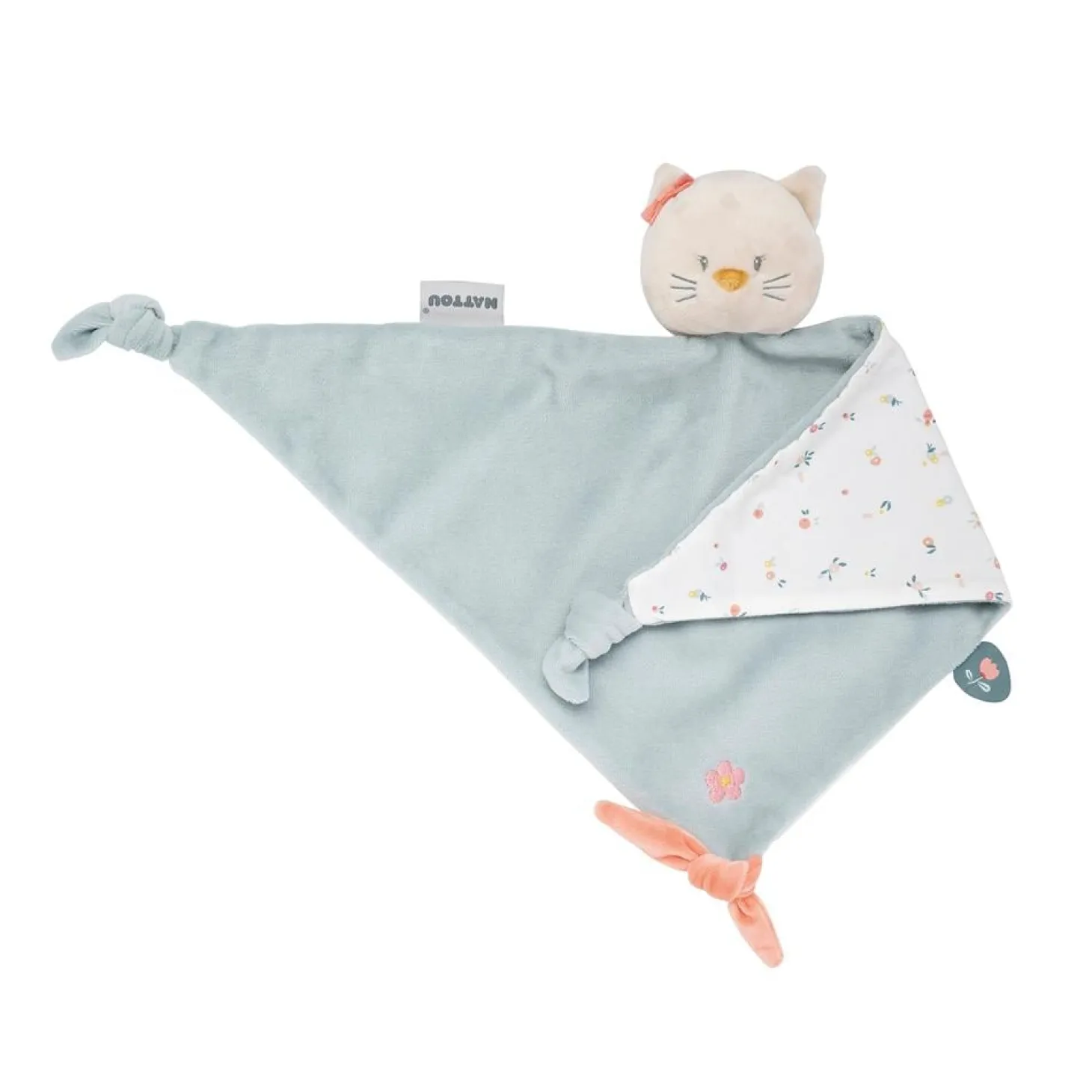 Nattou Maxi-doudou chat Mila, Zoé et Lana Beige
