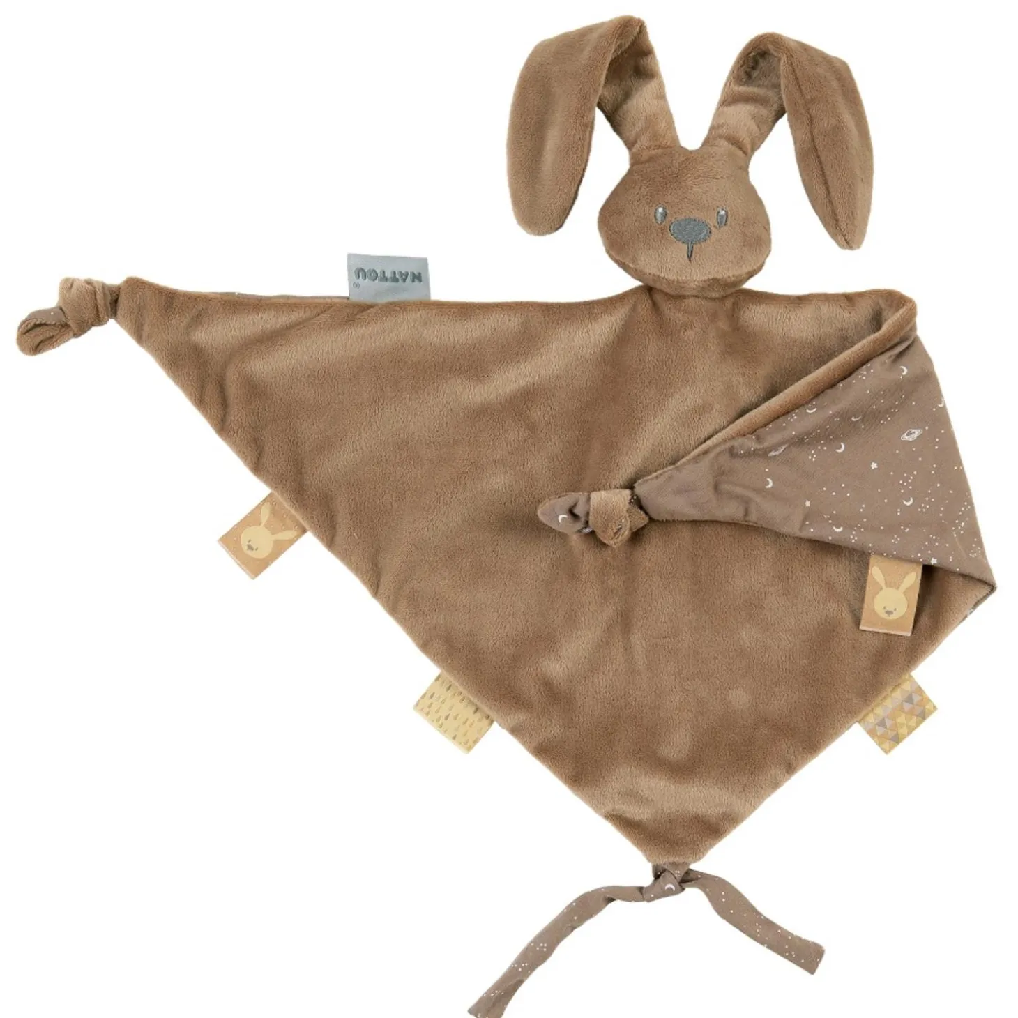 Nattou Maxi doudou Lapidou Glow Marron