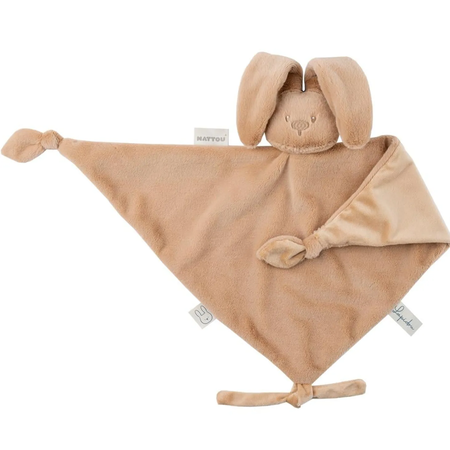 Nattou Maxi-doudou Lapidou Toudous Beige Ambré