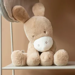 Nattou Maxi Peluche Âne Longs Poils Loulou Caramel
