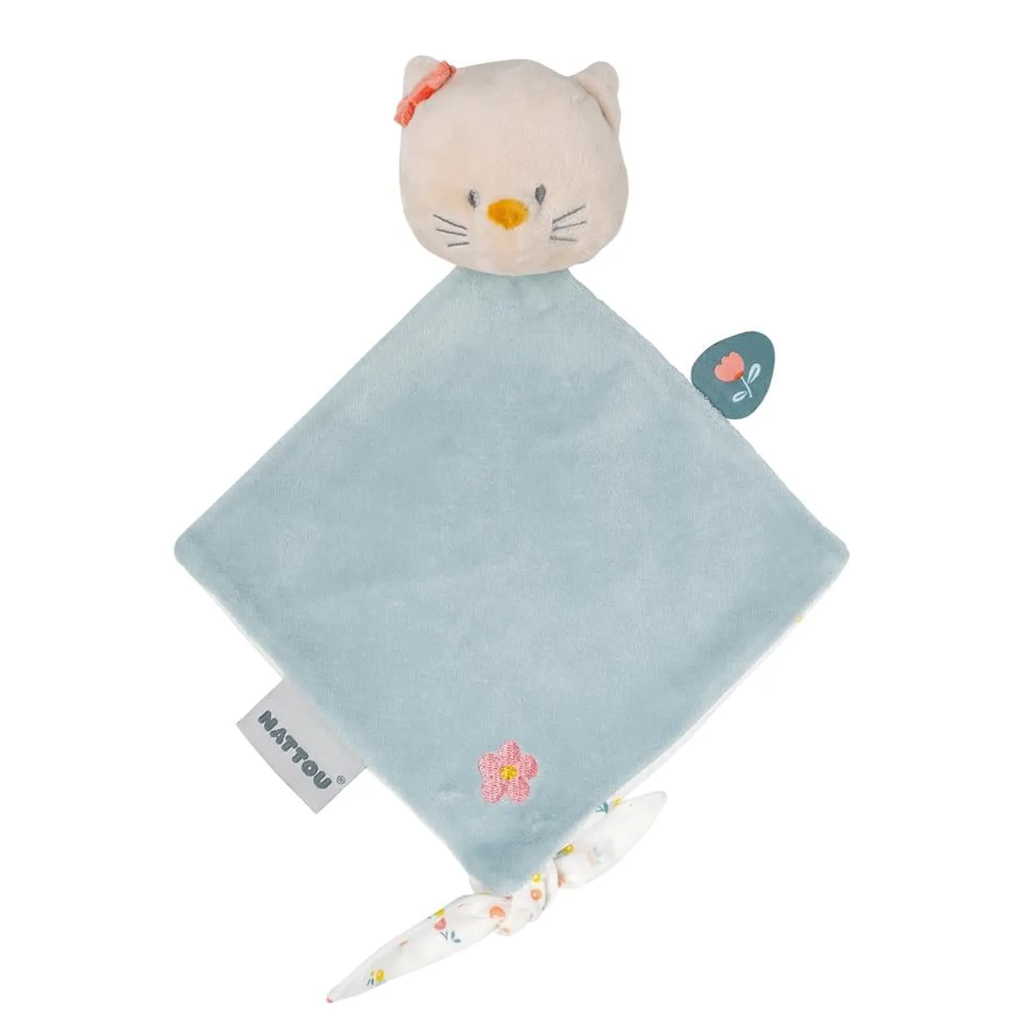 Nattou Mini doudou chat Mila, Zoé et Lana Beige