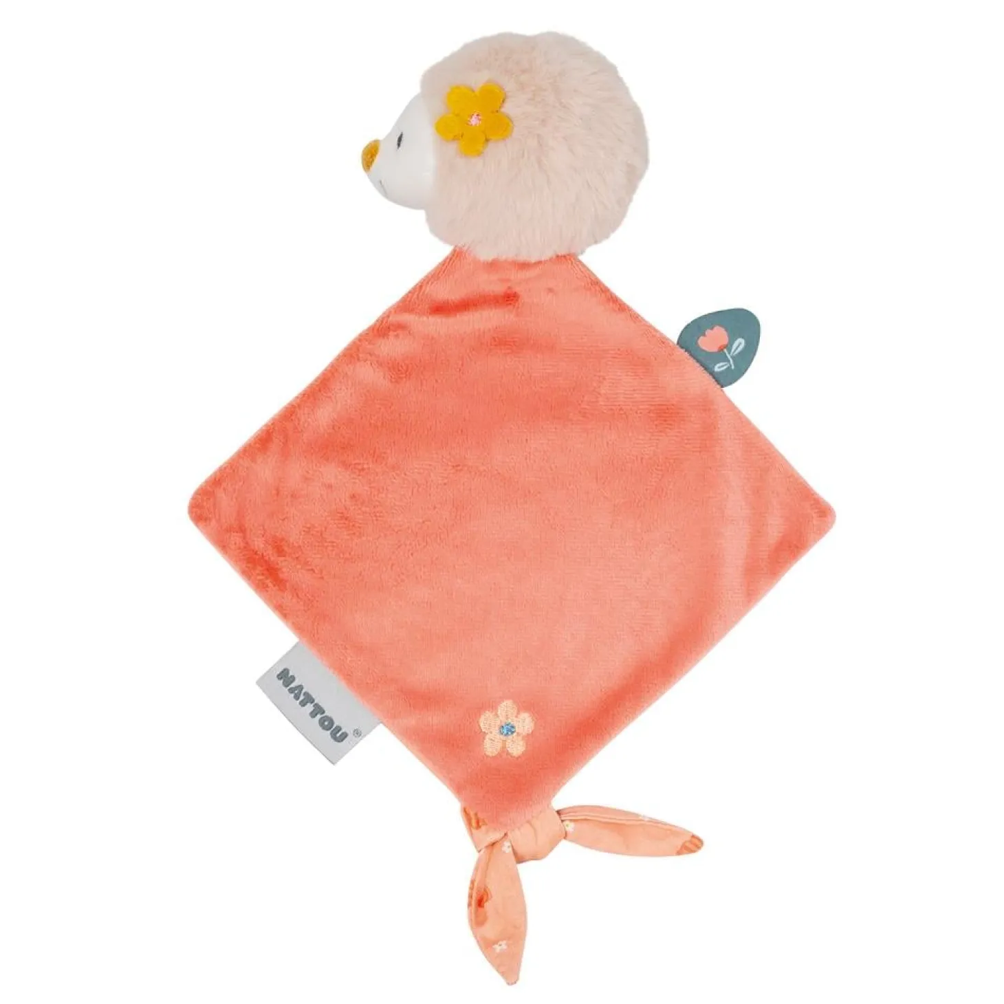 Nattou Mini doudou hérisson Mila, Zoé et Lana Rose