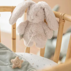 Nattou Mini Peluche Musical Loulou Lapin Sable