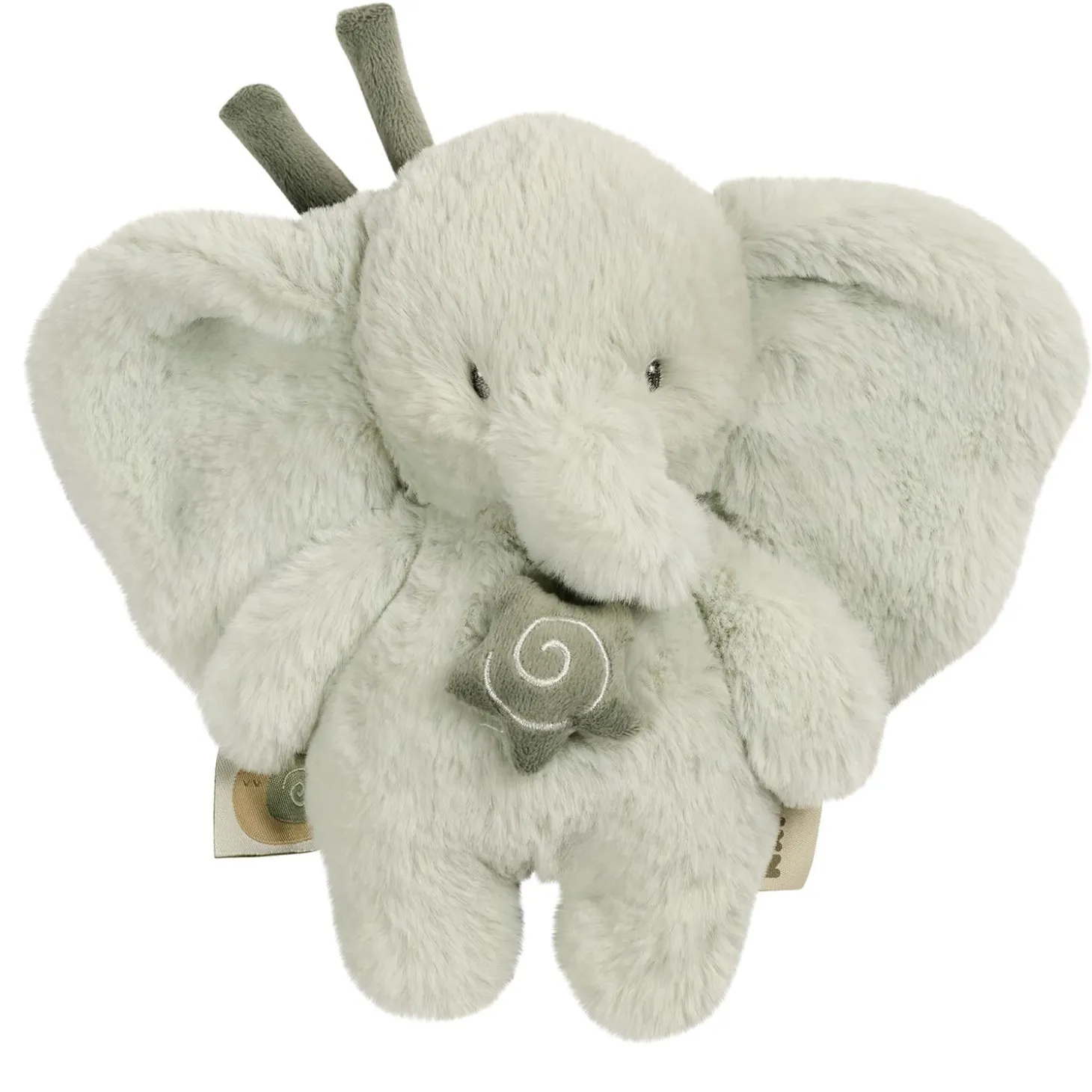Nattou Mini Peluche Musical Loulou Éléphant Vert tilleul