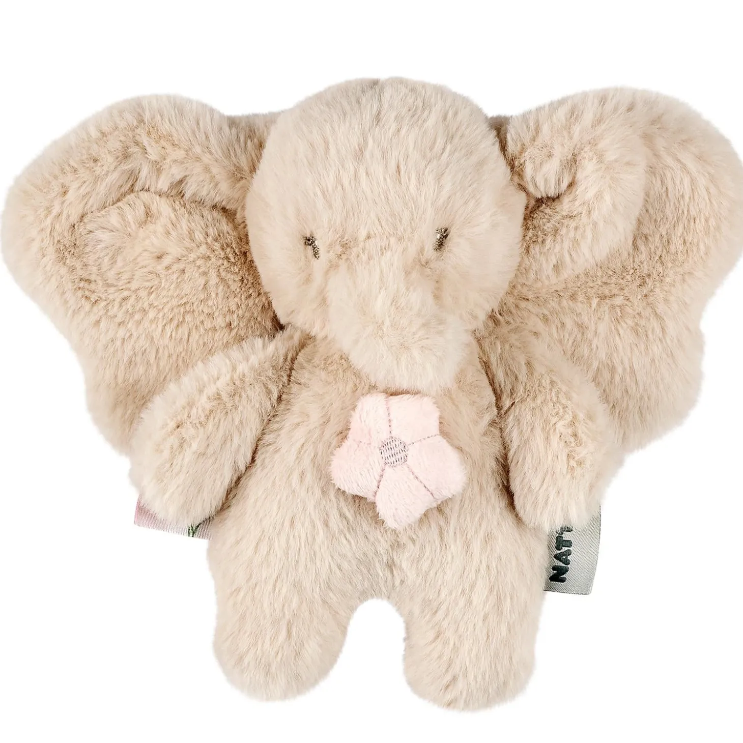 Nattou Mini Peluche Musical Éléphant Fanfan Blanc Crème