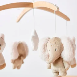 Nattou Mobile musical bois Oli Flo Ernest Beige