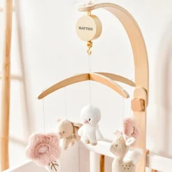 Nattou                    Mobile Musical Potence Bois Fanfan    Rose