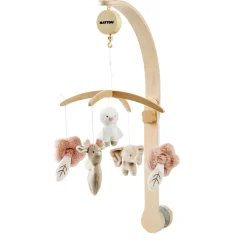 Nattou Mobile Musical Potence Bois Fanfan Rose