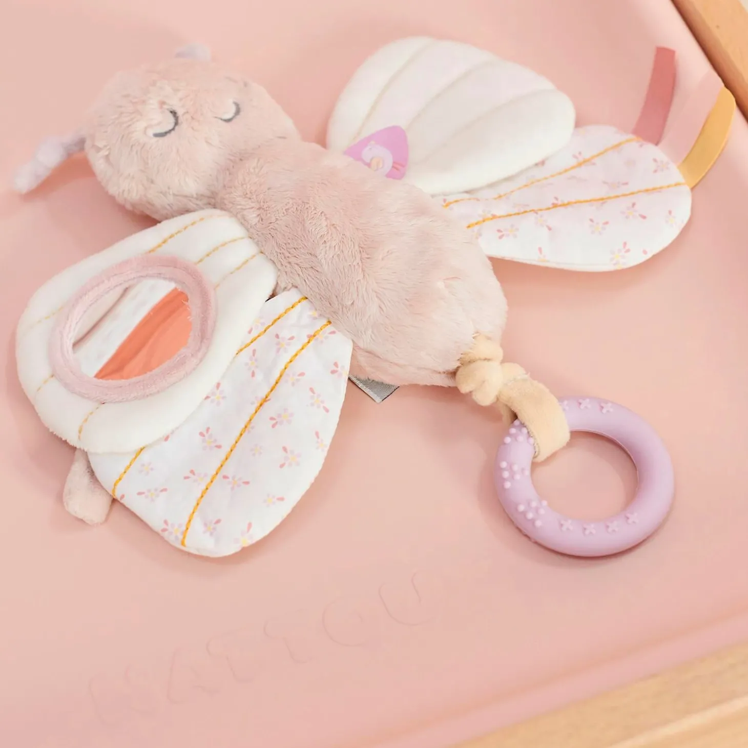 Nattou Papillon d'activité Alice et Pomme Rose