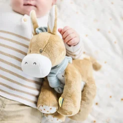 Nattou                    Peluche Ane Leo Felix et Leo    Brun