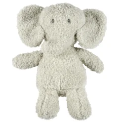 Nattou                    Peluche Bébé Éléphant Bouclette Teddy    Gris            24 cm
