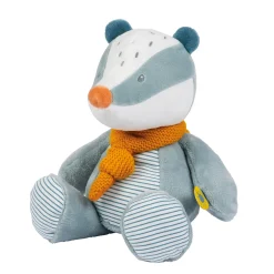 Nattou                    Peluche Felix le Blaireau Felix et Leo    Bleu
