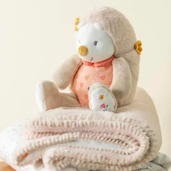 Nattou                    Peluche hérisson Mila, Zoé et Lana    Rose