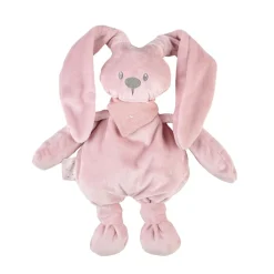 Nattou Peluche Lapidou avec bandana Rose