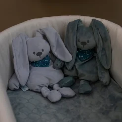 Nattou                    Peluche Lapidou avec bandana    Vert De Gris
