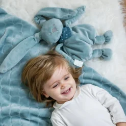 Nattou                    Peluche Lapidou avec bandana    Vert De Gris