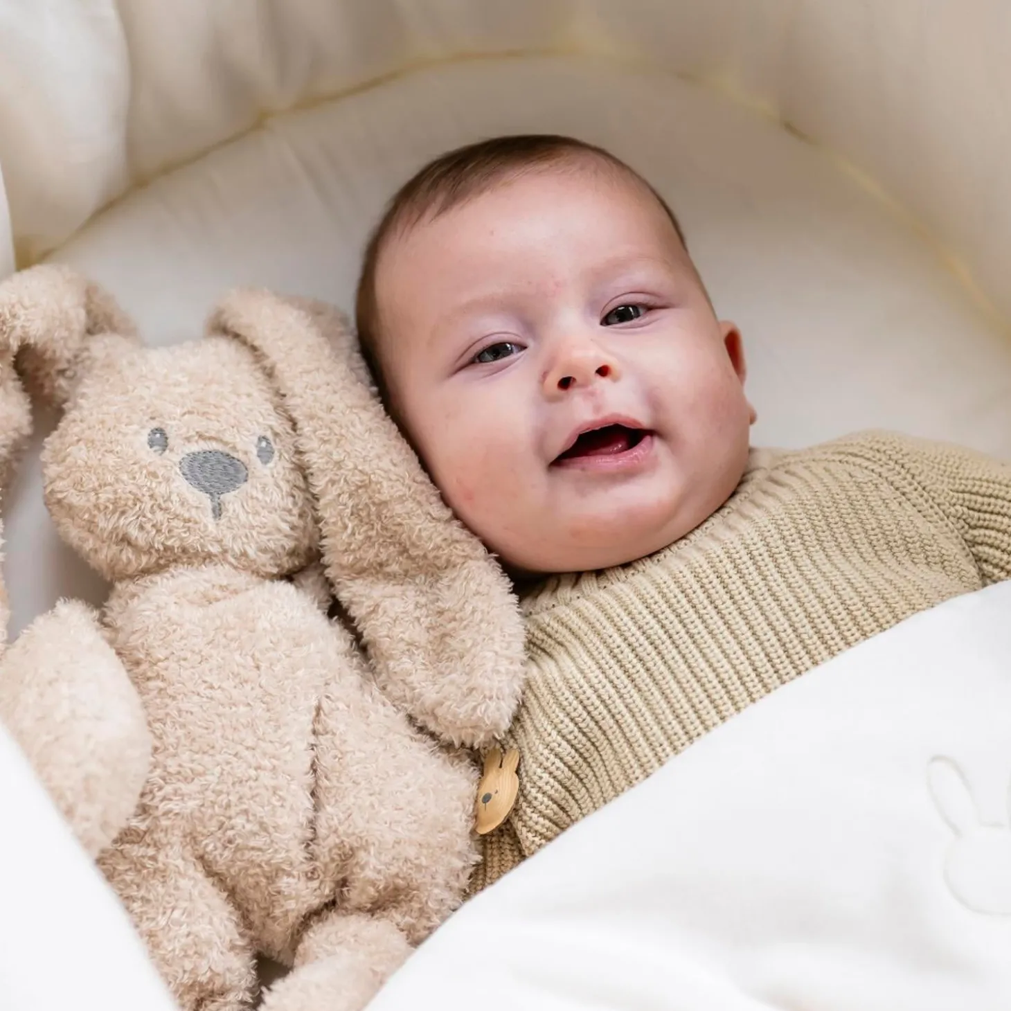 Nattou Peluche Lapidou teddy Sable