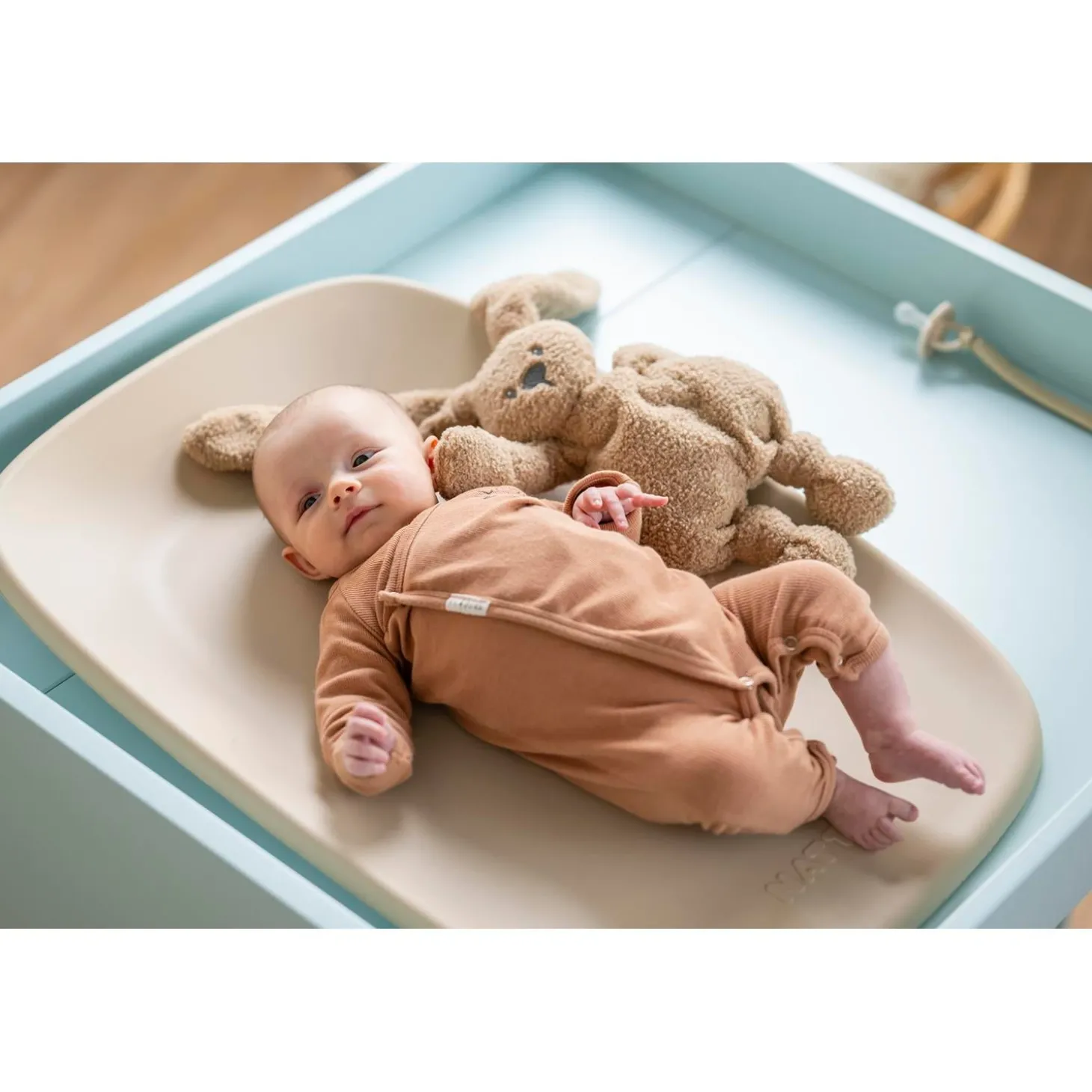 Nattou Peluche Lapidou teddy Sable