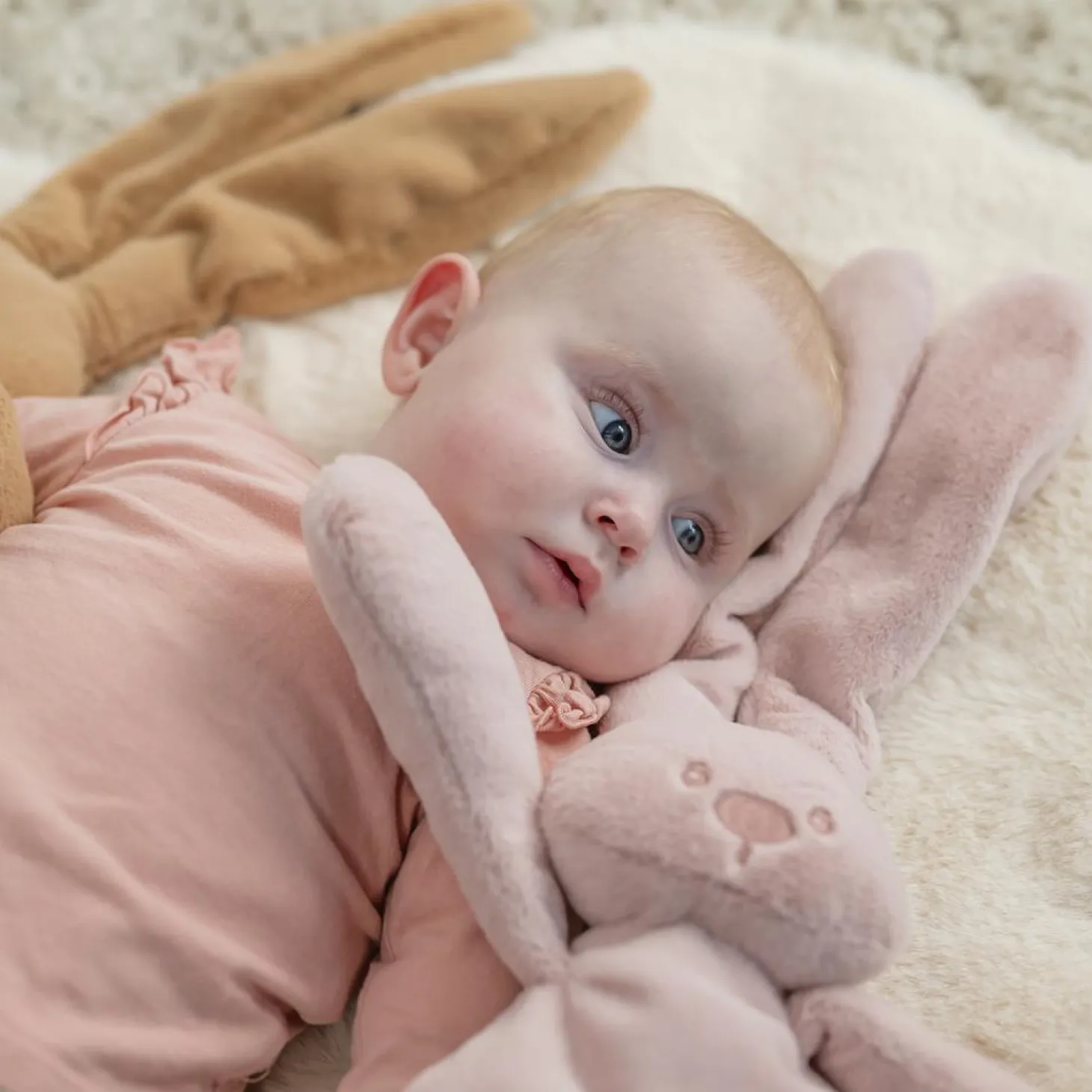 Nattou Peluche Lapidou Toudous Rose Poudré