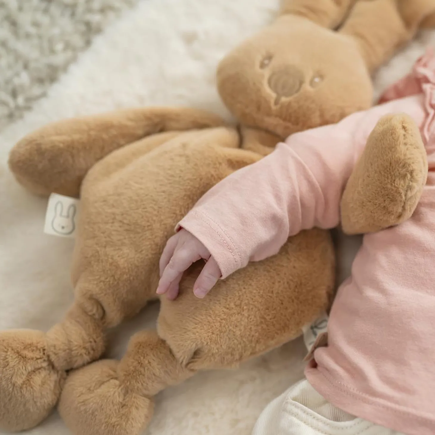 Nattou Peluche Lapidou Toudous Beige Ambré