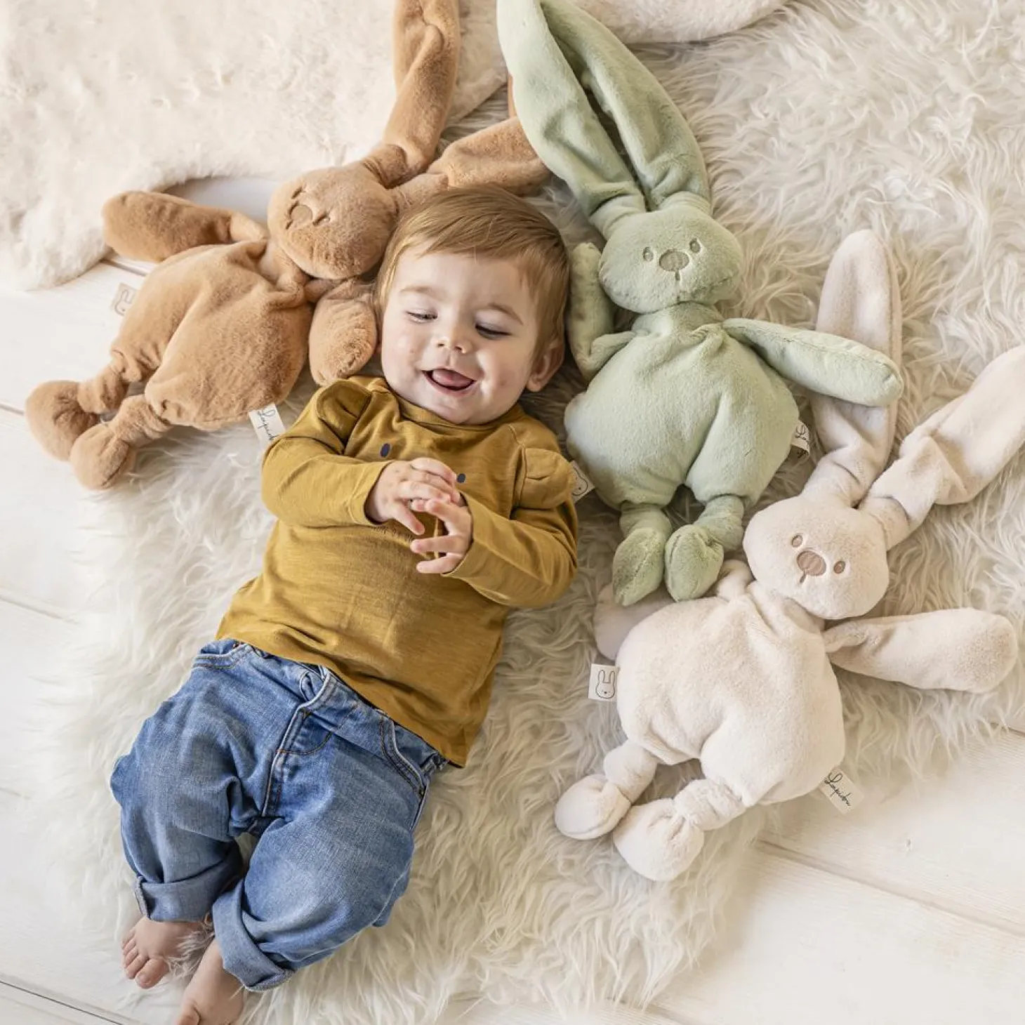 Nattou Peluche Lapidou Toudous Vert Tilleul