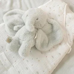 Nattou Peluche Loulou Éléphant Vert tilleul