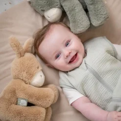 Nattou Peluche Loulou Âne Caramel