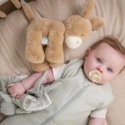 Nattou Peluche Loulou Âne Caramel