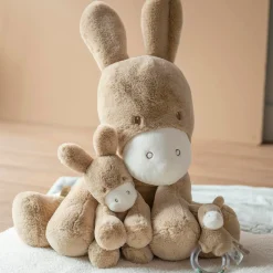Nattou Peluche Loulou Âne Caramel