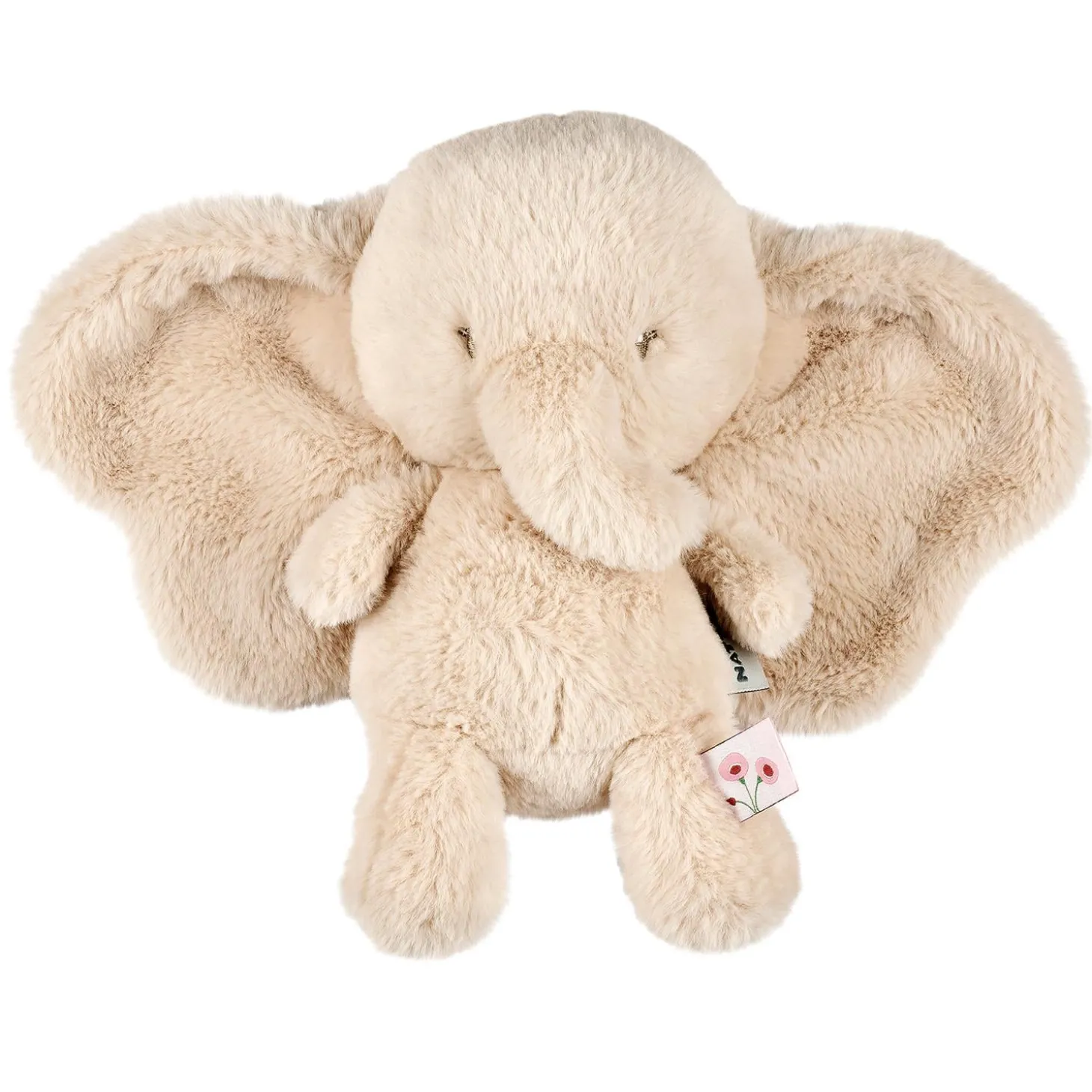 Nattou Peluche Éléphant Longs Poils Fanfan Sable 30 cm