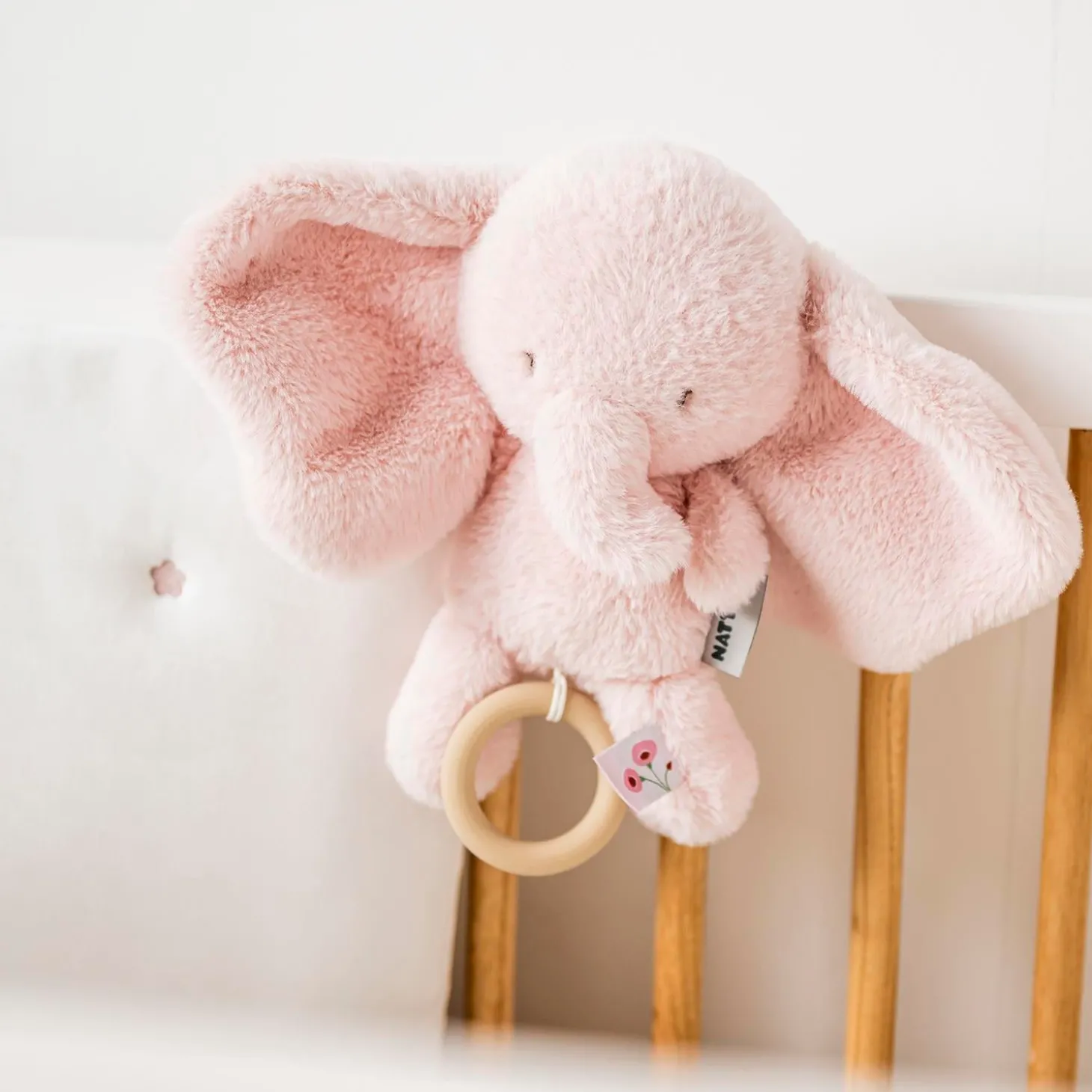 Nattou Peluche musicale Éléphant Fanfan Rose