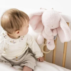 Nattou Peluche musicale Éléphant Fanfan Rose