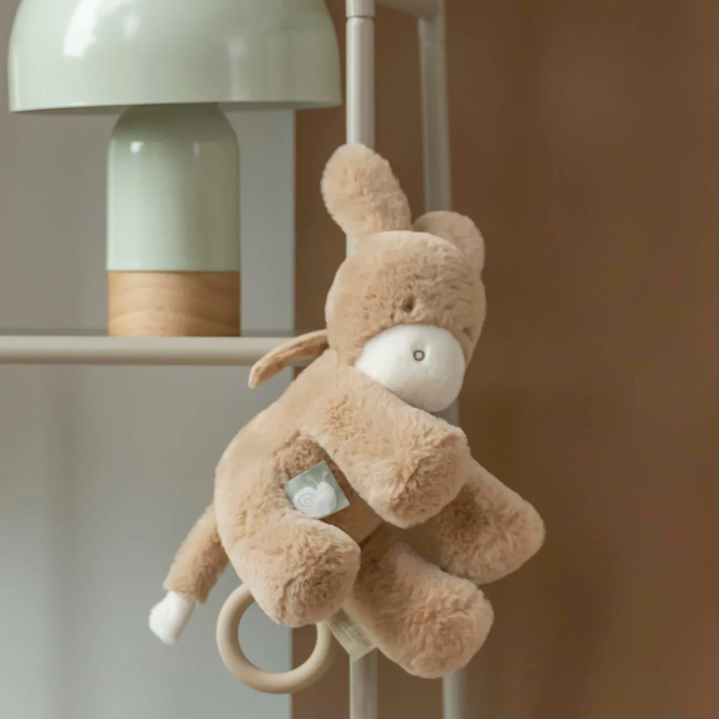 Nattou Peluche Musical Loulou Âne Caramel