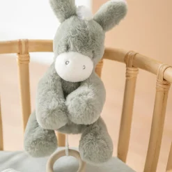 Nattou                    Peluche Musical Loulou    Âne Vert foncé