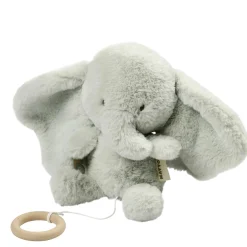 Nattou                    Peluche Musical Loulou    Éléphant Vert tilleul