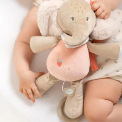 Nattou Peluche musical éléphant Oli Rose