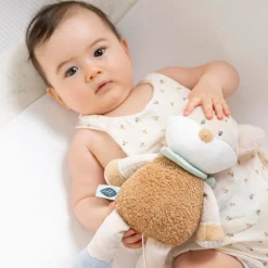Nattou Peluche musical renard Flo Marron