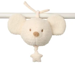 Nattou                    Peluche musical Teddy    Tête Souris Écru