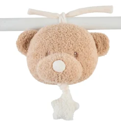 Nattou Peluche musical Teddy Tête Ours Caramel