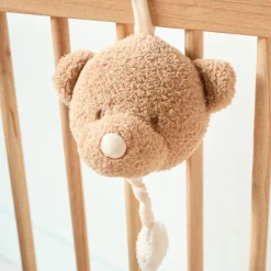 Nattou Peluche musical Teddy Tête Ours Caramel