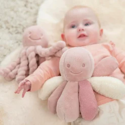 Nattou                    Peluche Pieuvre activité Lapidou    Rose
