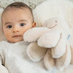 Nattou                    Peluche Pieuvre hochet longs poils Lapidou    Sable