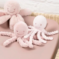 Nattou Peluche Pieuvre Lapidou Rose pastel