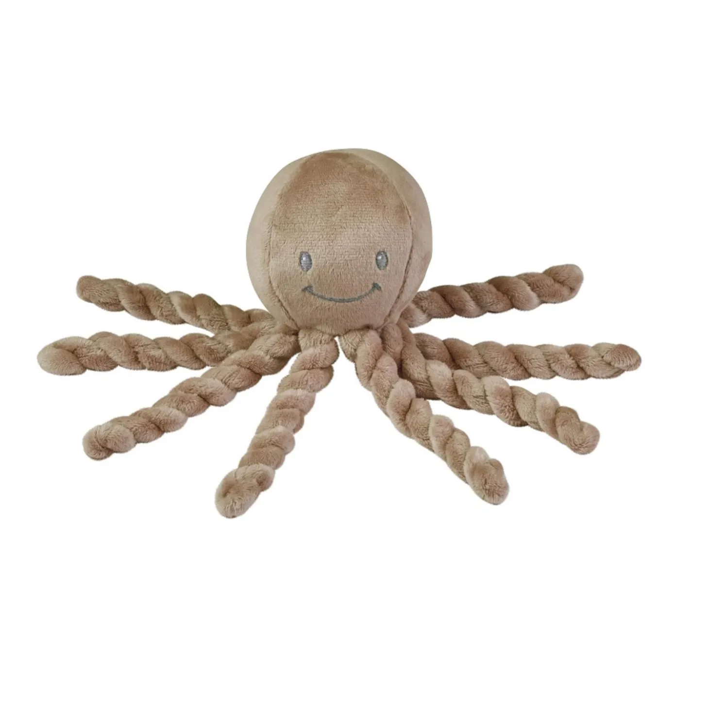 Nattou Peluche pieuvre Marron