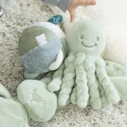 Nattou Peluche Pieuvre Toudous Lapidou Vert tilleul